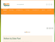 Tablet Screenshot of globeplant.nl